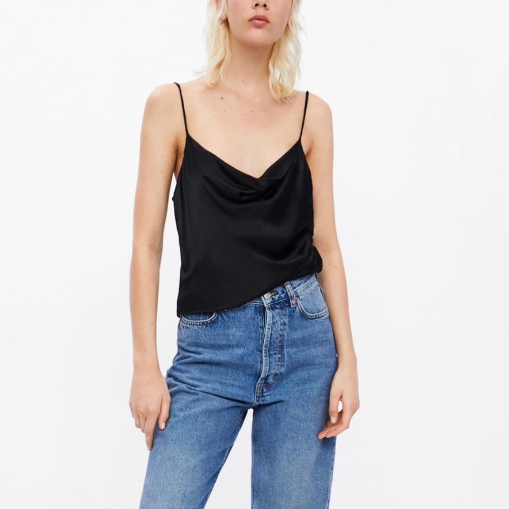 Zara Lingerie Style Top